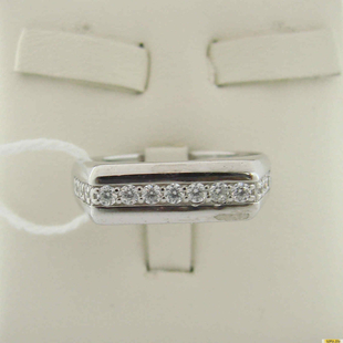 Серебряное кольцо-печатка (перстень), 925 пробы с фианитом, 2200000343611