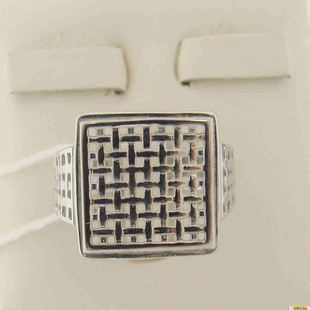 Серебряное кольцо-печатка (перстень), 925 пробы без камней 2200000492678