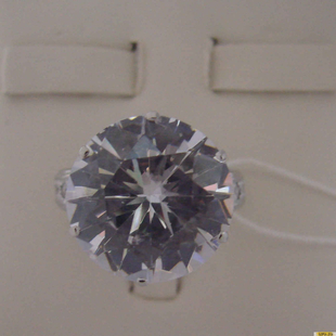 Серебряное кольцо 925 пробы с фианитом, 2200000470478
