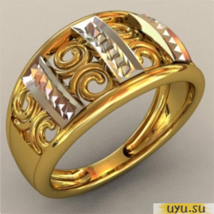 Золотое кольцо-печатка (перстень), 585 пробы без камней КП1613