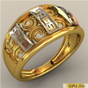 Золотое кольцо-печатка (перстень), 585 пробы без камней КП1614