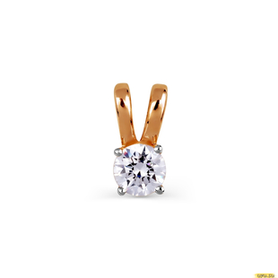 Подвеска с Swarovski Zirconia Т142033707 585 пробы 0.86г.