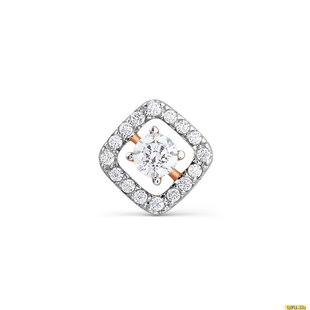 Подвеска с Swarovski Zirconia Т147034431 585 пробы 0.86г.