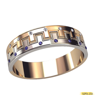 Золотое кольцо-печатка (перстень), 585 пробы с фианитом, 3075