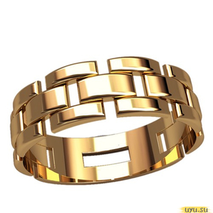 Золотое кольцо-печатка (перстень), 585 пробы с фианитом, 3127