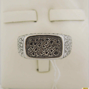 Серебряное кольцо-печатка (перстень), 925 пробы без камней 2200000104403
