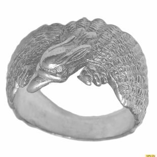 Серебряное кольцо-печатка (перстень), 925 пробы без камней 1-0042_682