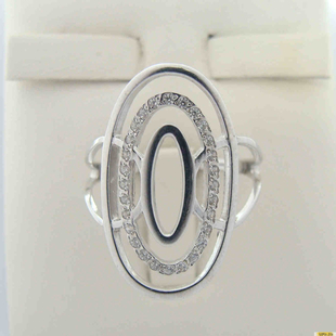 Серебряное кольцо 925 пробы с фианитом, 2200000412959