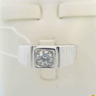 Серебряное кольцо-печатка (перстень), 925 пробы с фианитом, 2200000447074