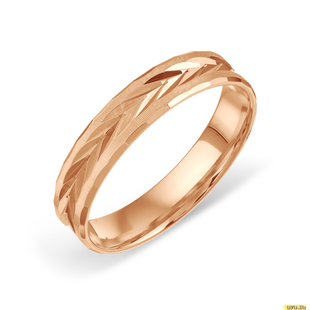 Кольцо обручальное из красного золота Т100613986 585 пробы 20 2.15г.