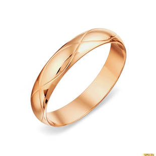 Кольцо обручальное из красного золота Т100019065 585 пробы 15 2.28г.