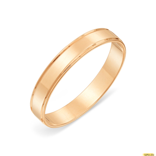 Кольцо обручальное из красного золота Т100614010 585 пробы 17 2.28г.